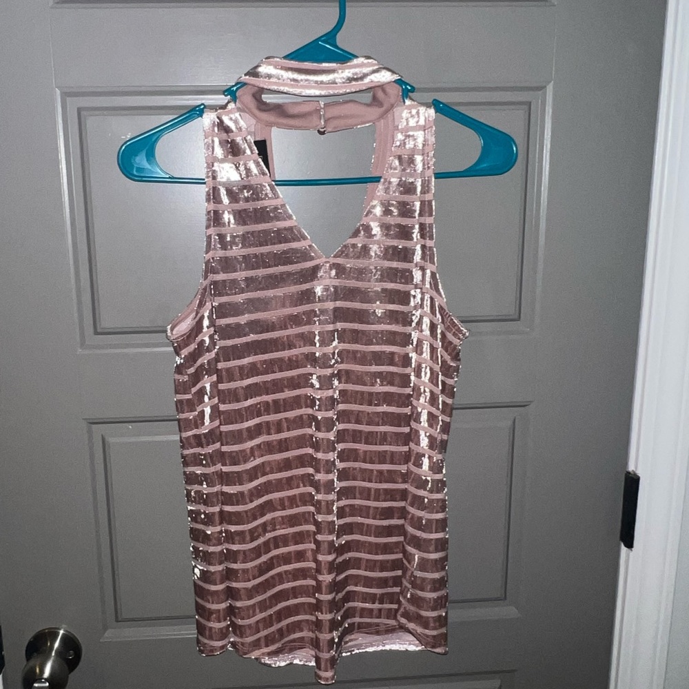 Velvet tank top